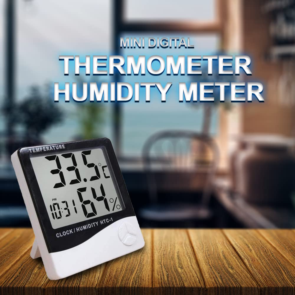 HTC-1 Electronic Temperature Humidity Meter, For Medical Indoor Room LCD Digital
