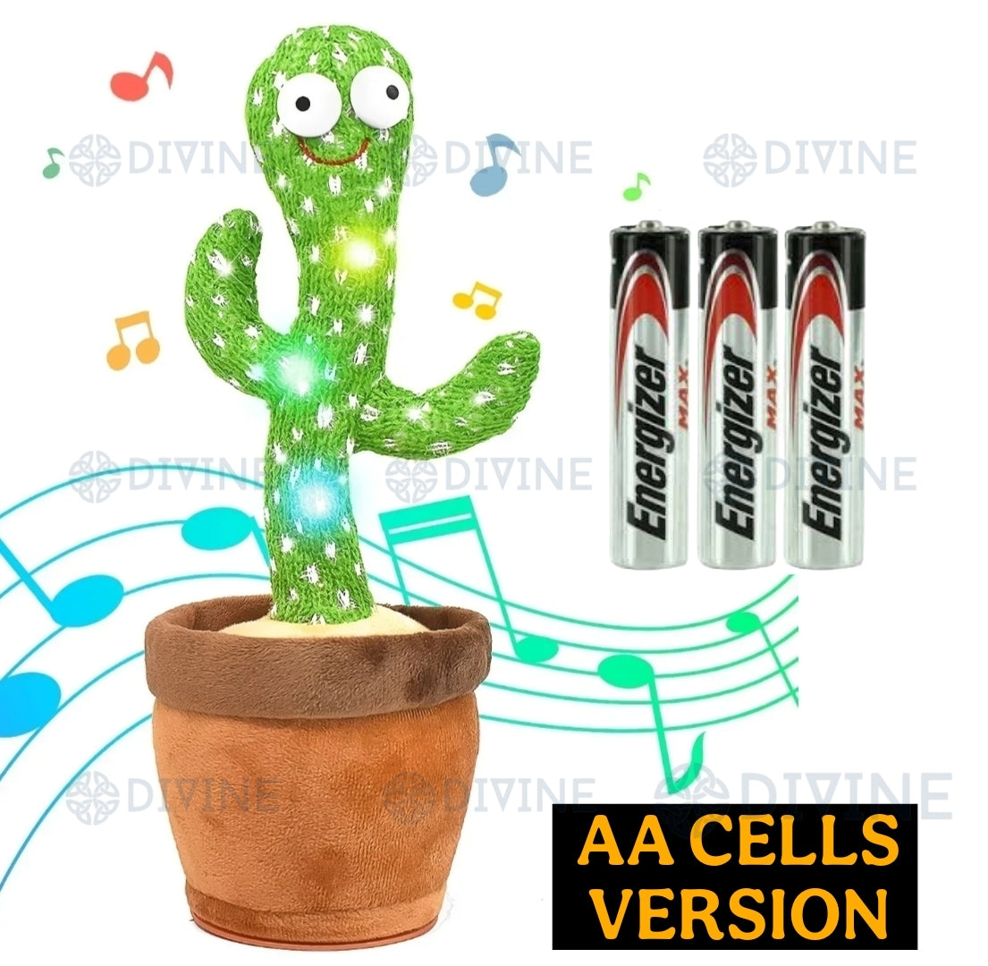 Cute Dancing Cactus Toy for Kids | Talking Dancing Shaking & Talk Back with Lights