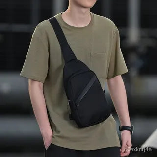 Fashion Man Small Chest Bag Phone Pocket Cross Body Shoulder Fanny Pack Male Handbag