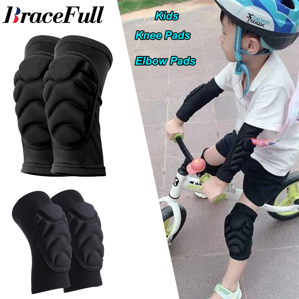 1Pair Kids Knee Pads and Elbow Pads Set Toddler Soft Protective Gear, Sport Protective