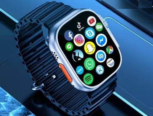 Smart Watch 1.95" Full Touch Screen Bluetooth Call Smartwatch Heart Rate Sleep Monitoring Men Women Watch Series 8 PK YS8