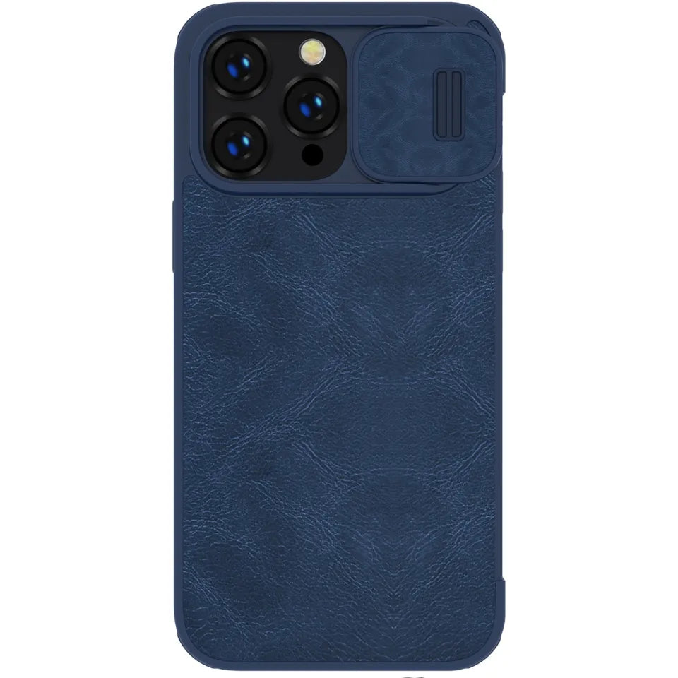 Nillkin Flip Camera Protective Leather Case for iPhone 14 Pro Max Phone Cases