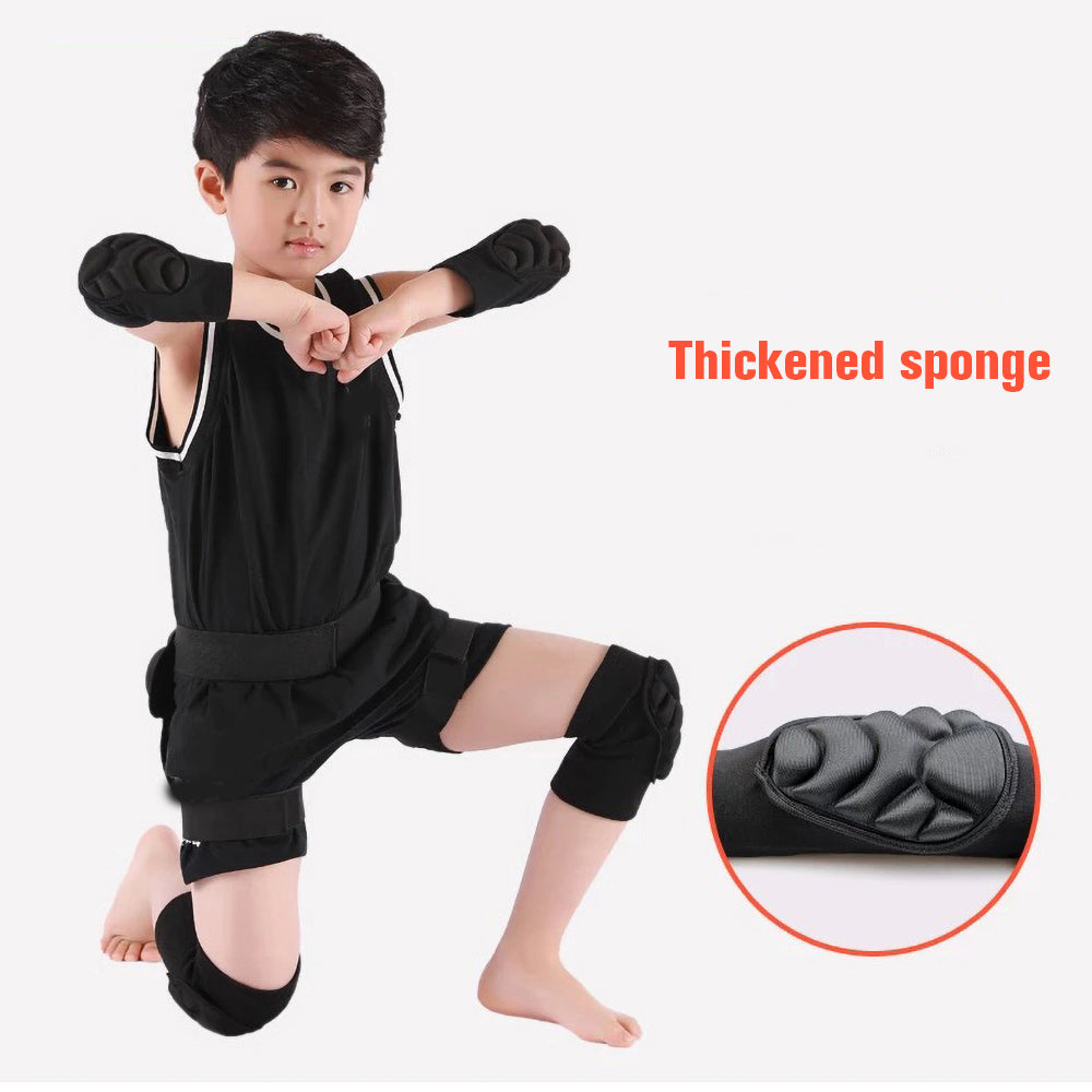 1Pair Kids Knee Pads and Elbow Pads Set Toddler Soft Protective Gear, Sport Protective