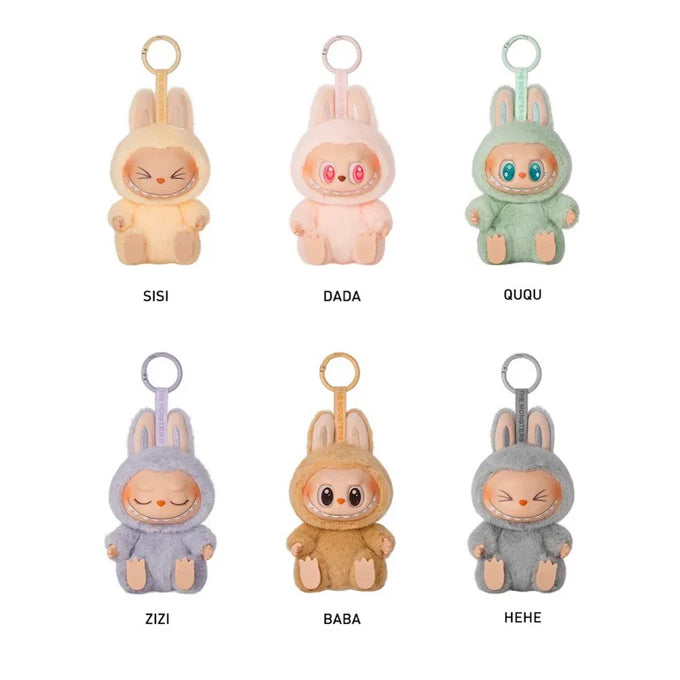 Labubu Doll 17cm Bunny Plush Figure – 3rd Gen Blind Box Surprise Toy with Keychain – Anime-Inspired Pop Mart Style Gift for Kids, Teens & Fans – Soft Random Collectible Series