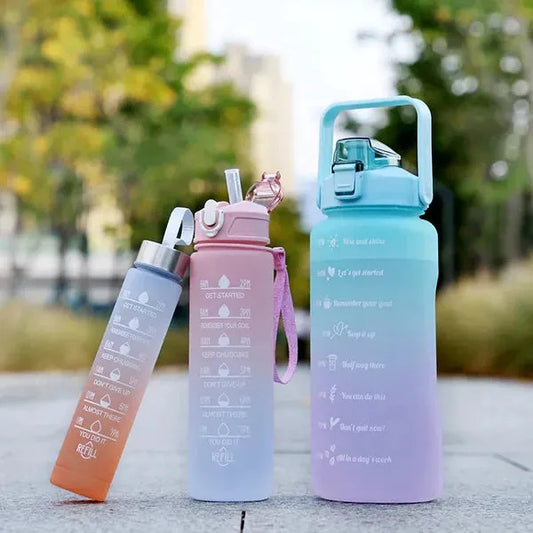 3pcs Sports Water Bottle Set