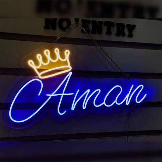 Customized NEON Sign Board - Name Plate
