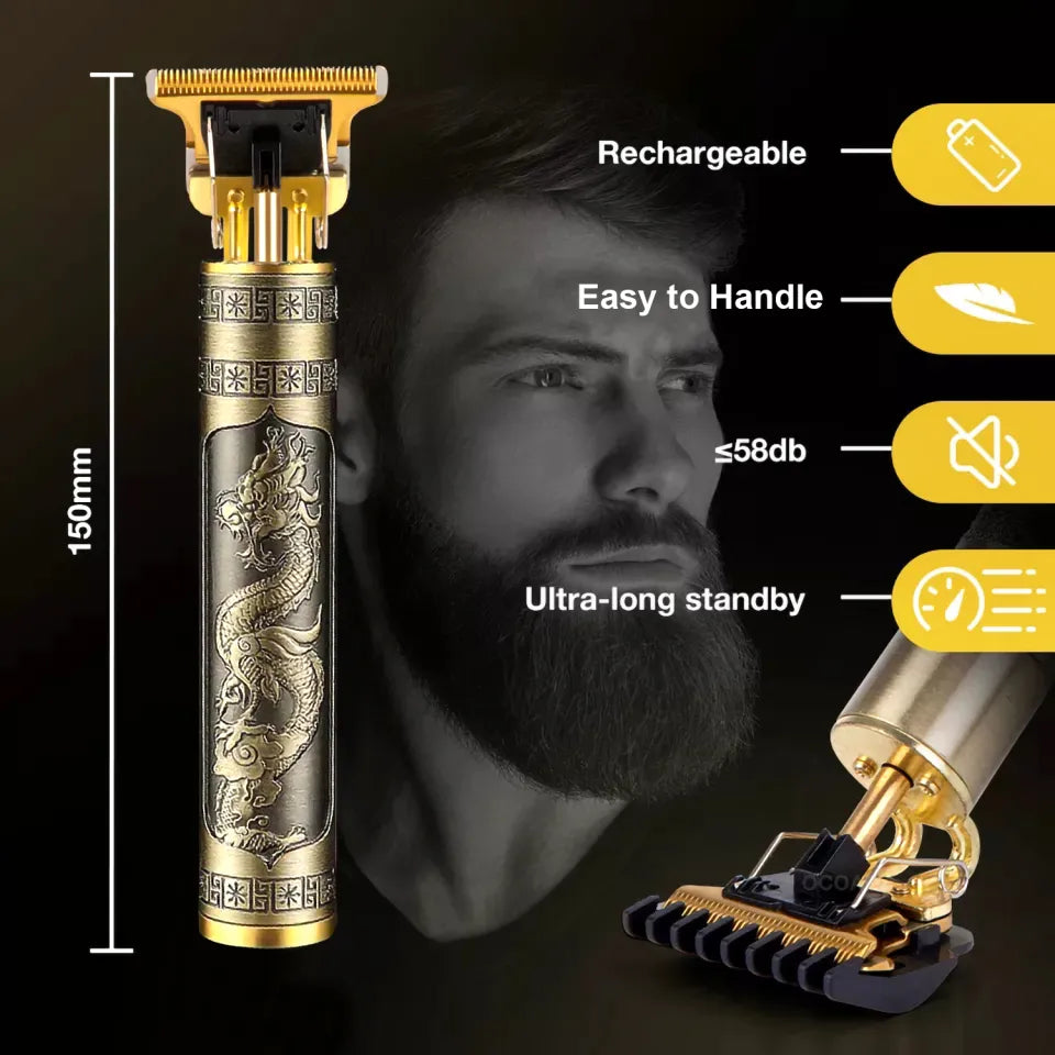 T9 Vintage Hair Trimmer For Men | T9 Rechargeable Shaver Machine For Men