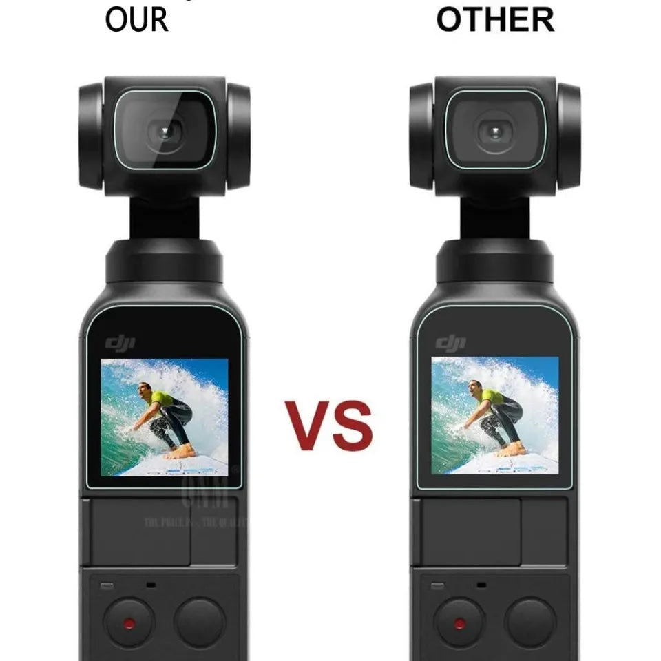 2pcs / set Handheld Camera Stabilizer Screen Film Protective Film Gimbal Cover Accessories Compatible with DJI OSMO Pocket