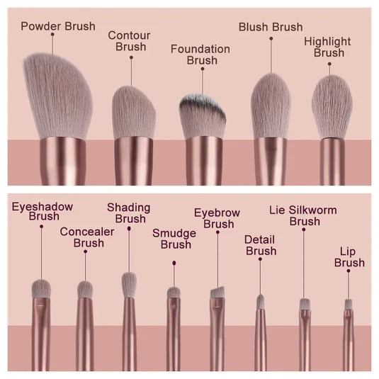 WANTER 13 Pcs Makeup Brushes Set