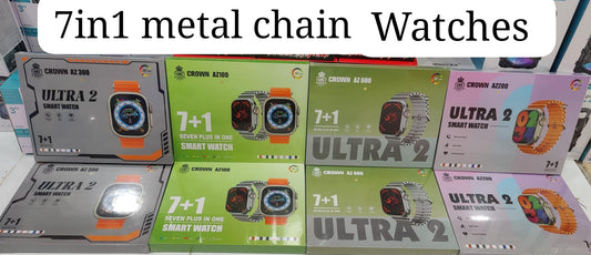 7 in matel chain watches